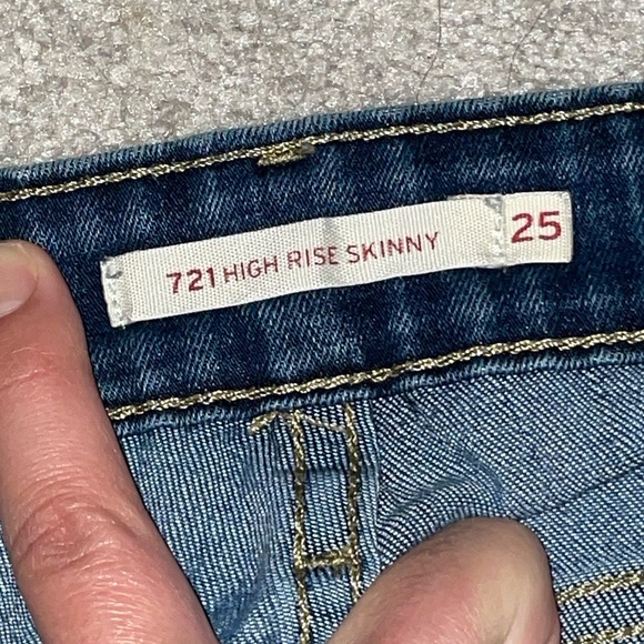 Levi's Denim - Levi’s 721 High Rise Skinny Jeans